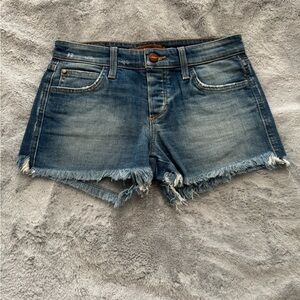 Joes size 24 Denim Frayed Hem Women Shorts